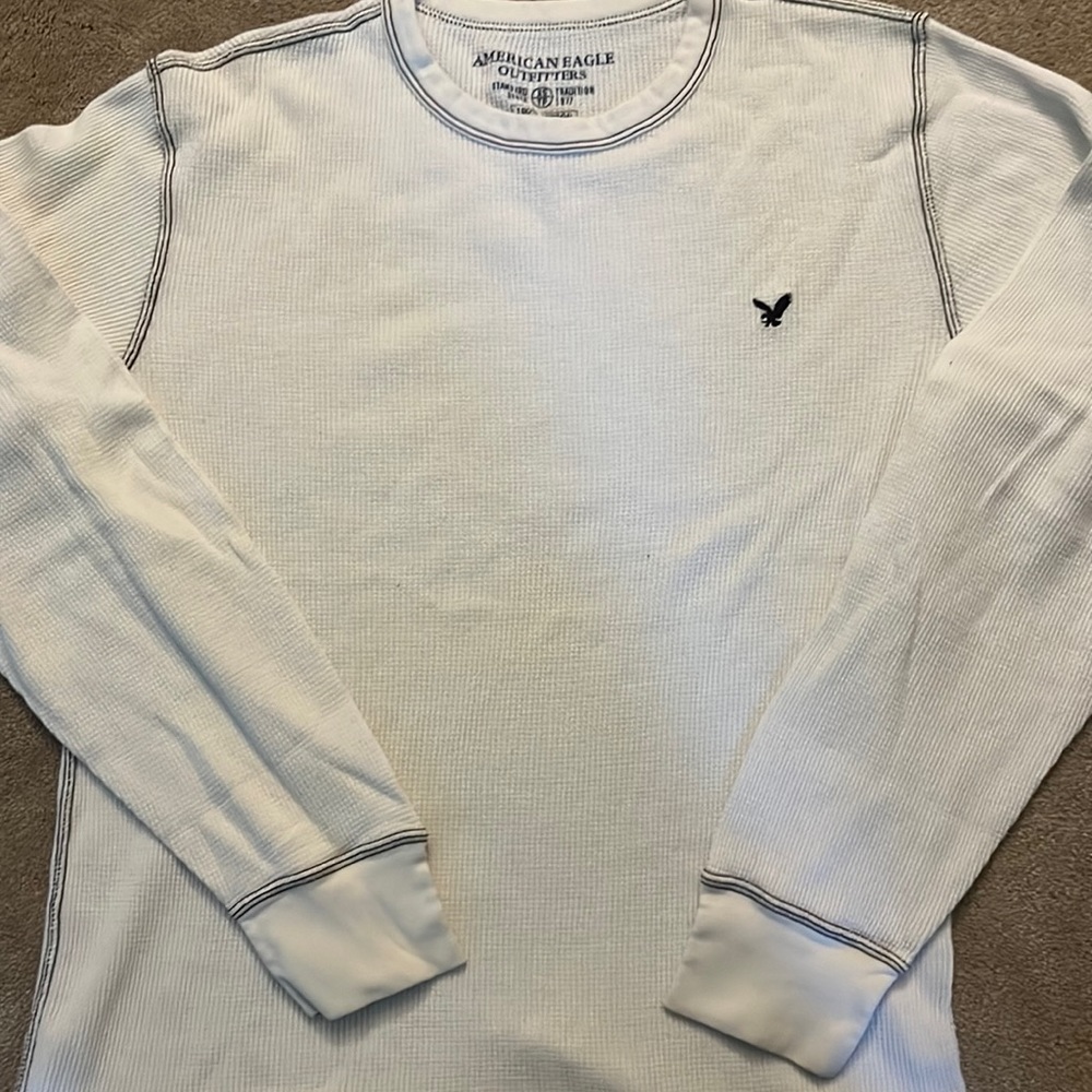 American Eagle Outfitters long sleeve waffle jersey